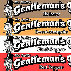 Mr. Scott's Gentleman's Jerky labels